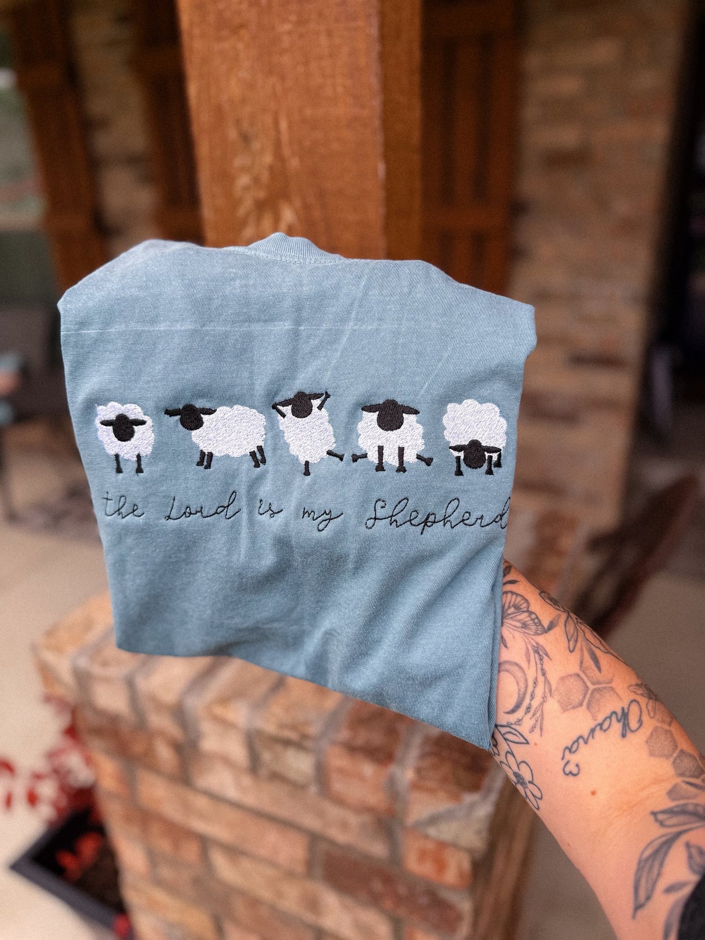 The Lord is my shepherd Embroidery