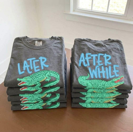 Later Gator & After while Croc DTF Print (Boy)